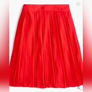 J. Crew Double-pleated midi skirt, Size 0